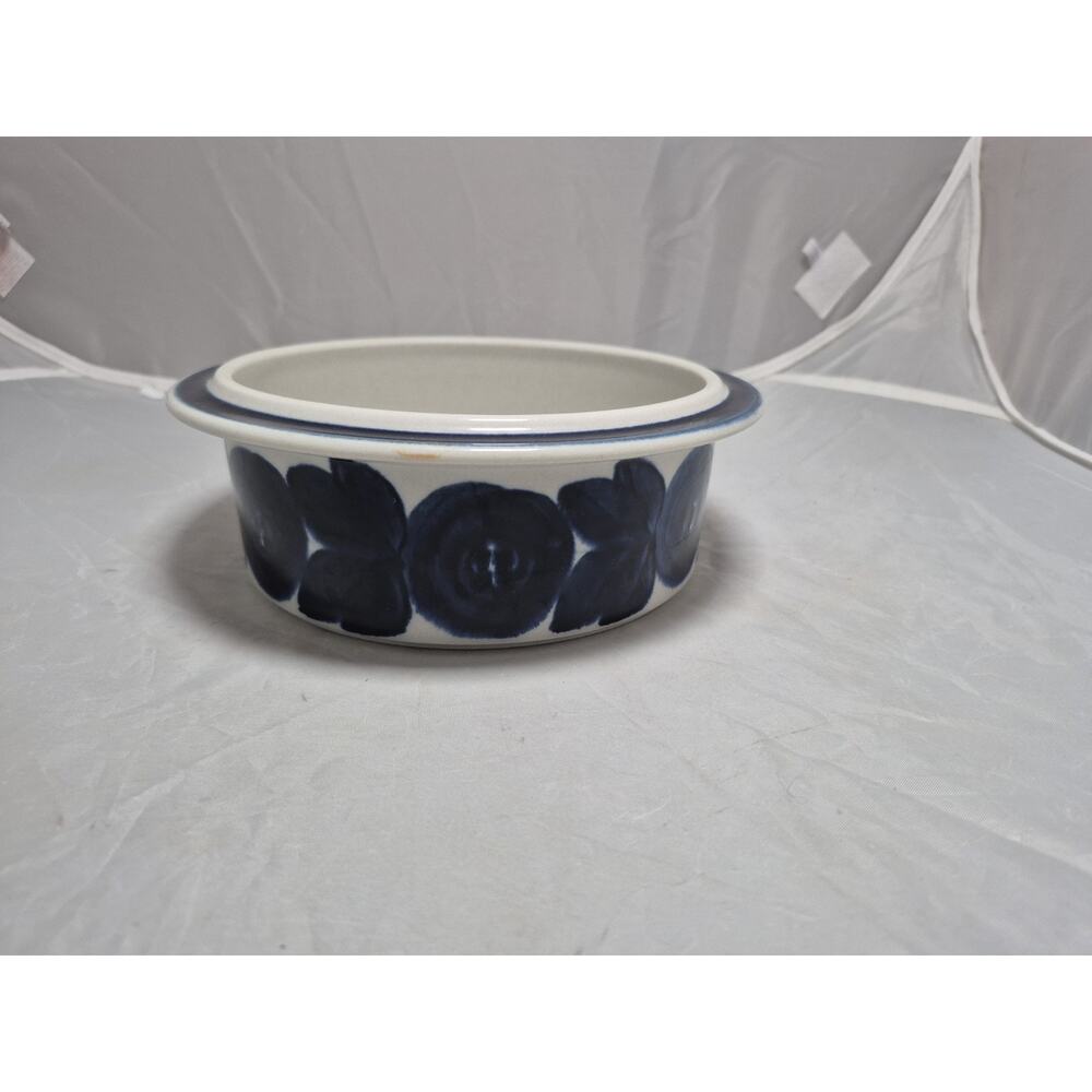 💥 Nice MCM ARABIA Finland ANEMONE BLUE Ulla Procope Round Serving Bowl 7” - Picture 3 of 5